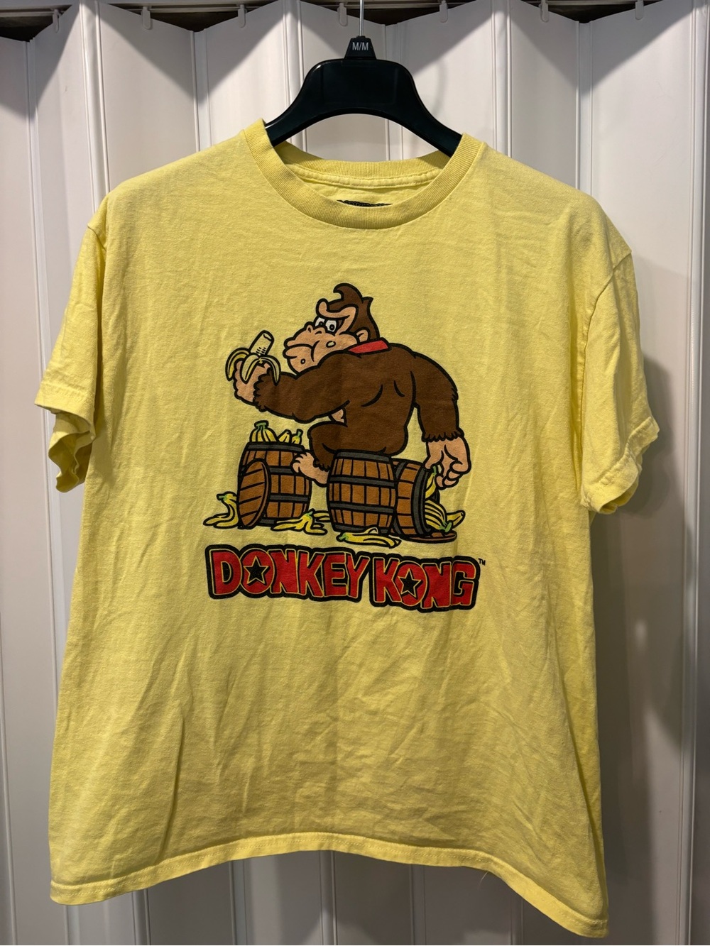Donkey Kong Yellow Graphic Tee Size Medium